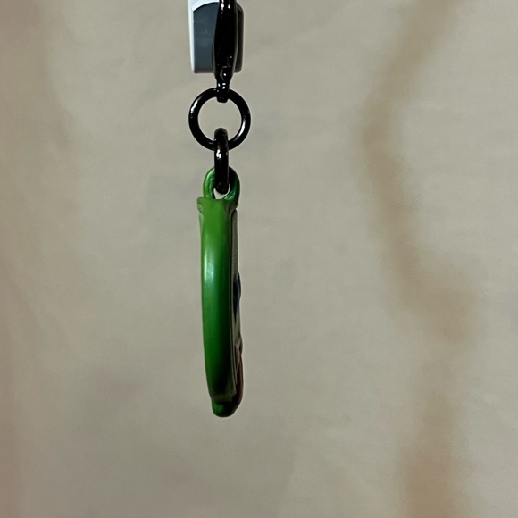 Coach Cheeky Emoji Bag Charm Leather EUC - Picture 6 of 6